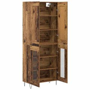 Highboard Παλιό Ξύλο 69,5 x 34 x 180 εκ. Επεξεργασμένο ξύλο - Pakobazaar