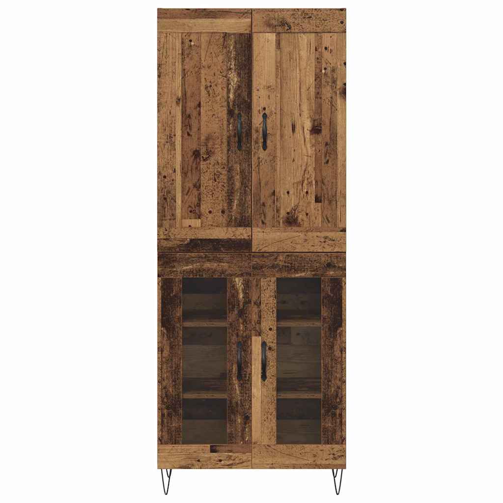 Highboard Παλιό Ξύλο 69,5 x 34 x 180 εκ. Επεξεργασμένο ξύλο - Pakobazaar