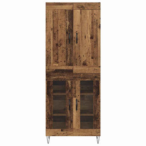 Highboard Παλιό Ξύλο 69,5 x 34 x 180 εκ. Επεξεργασμένο ξύλο - Pakobazaar