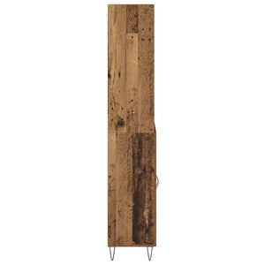 Highboard 2 τμχ. Παλιό ξύλο 69,5 x 34 x 180 εκ.