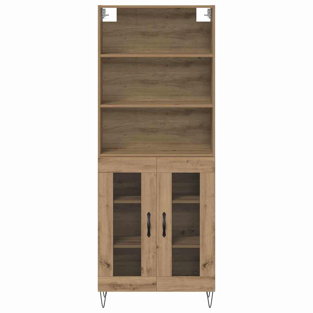 Highboard 2 pcs Artisan Oak 69,5 x 34 x 180 εκ.
