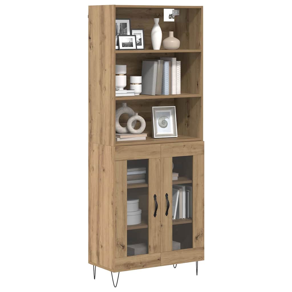 Highboard 2 pcs Artisan Oak 69,5 x 34 x 180 εκ.