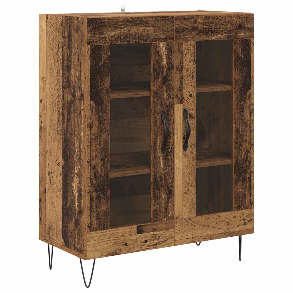 Highboard Παλιό Ξύλο 69,5 x 34 x 180 εκ. Επεξεργασμένο ξύλο