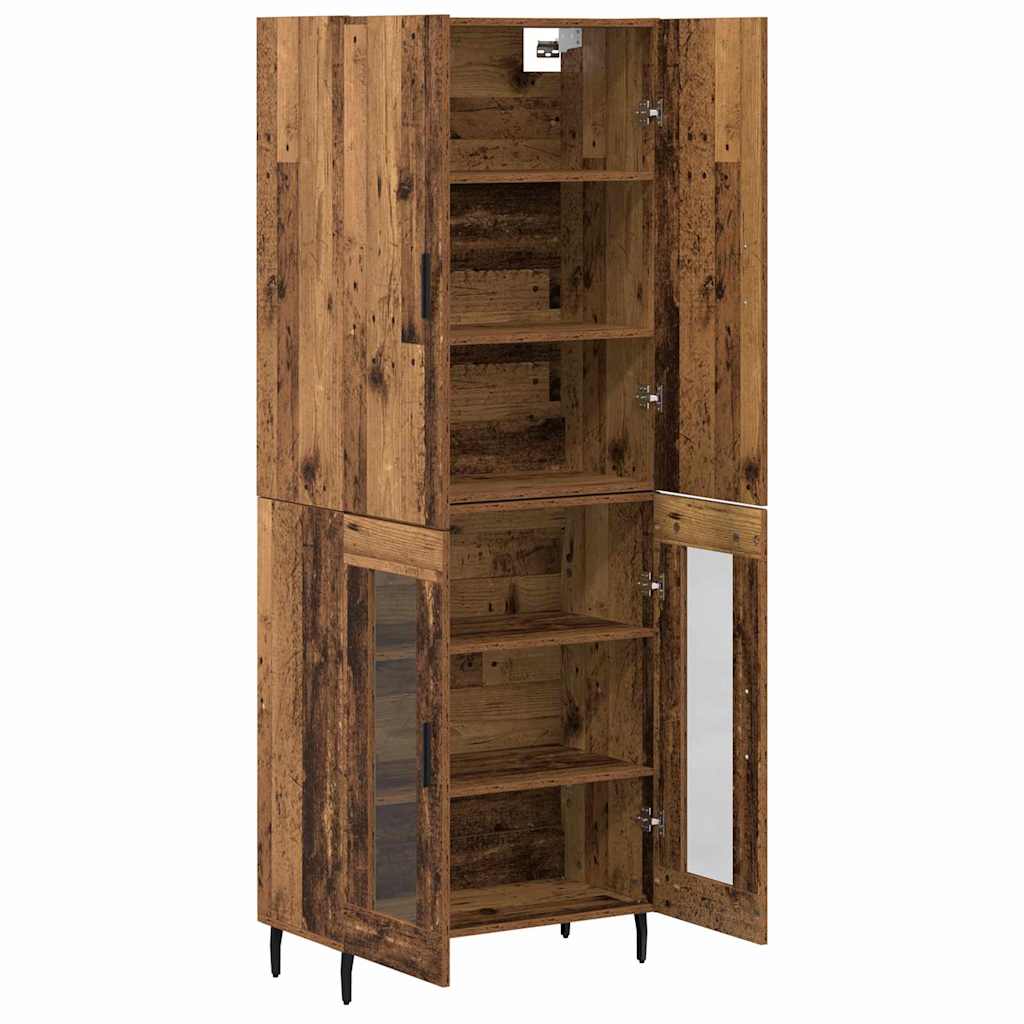 Highboard Παλαιό ξύλο 69,5 x 34 x 180 εκ. Επεξεργασμένο ξύλο