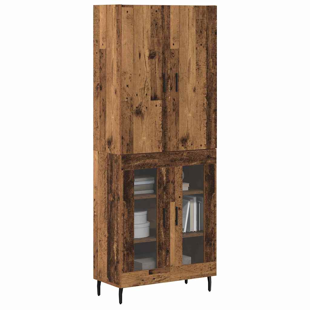 Highboard Παλαιό ξύλο 69,5 x 34 x 180 εκ. Επεξεργασμένο ξύλο
