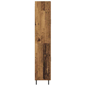 Highboard 2 τμχ. Παλιό ξύλο 69,5 x 34 x 180 εκ.