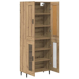 Highboard 2 pcs Artisan Oak Επεξεργασμένο ξύλο - Pakobazaar