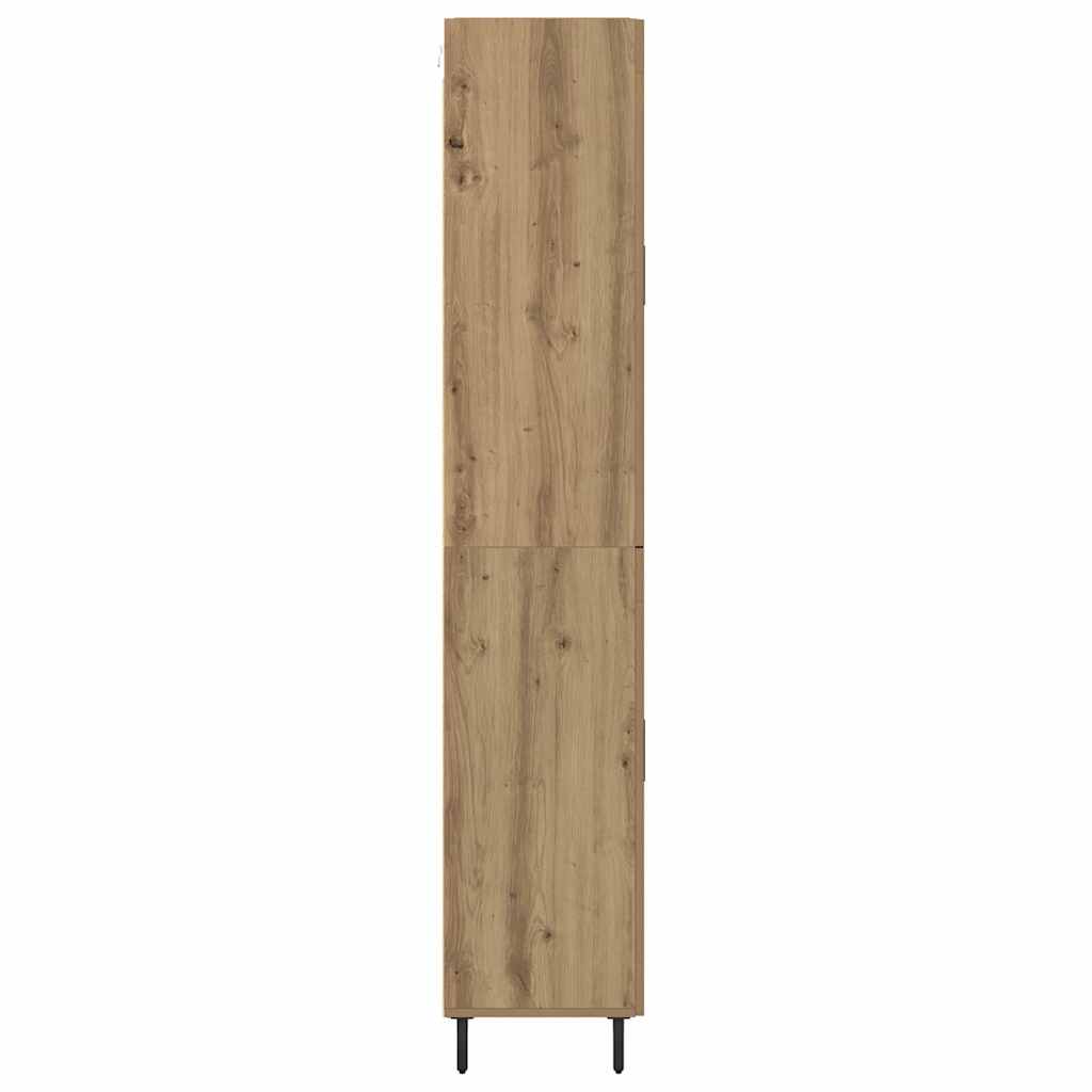 Highboard 2 pcs Artisan Oak Επεξεργασμένο ξύλο - Pakobazaar