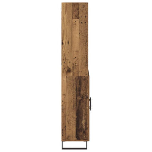 Highboard 2 τμχ. Παλιό ξύλο 69,5 x 34 x 180 εκ.
