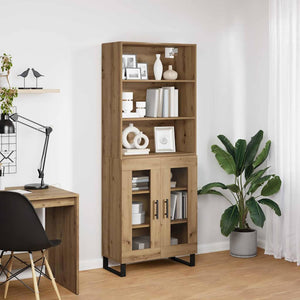 Highboard 2 τμχ. Artisan Oak 69,5 x 34 x 180 εκ.