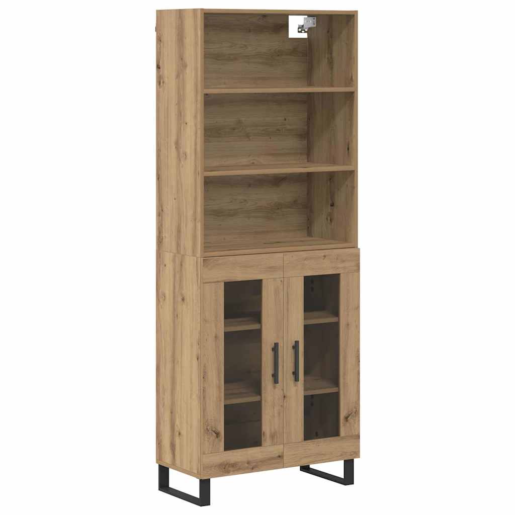 Highboard 2 pcs Artisan Oak 69,5 x 34 x 180 εκ.