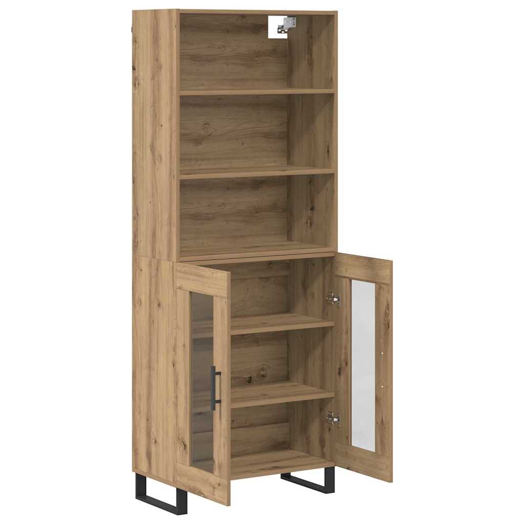 Highboard 2 pcs Artisan Oak 69,5 x 34 x 180 εκ.