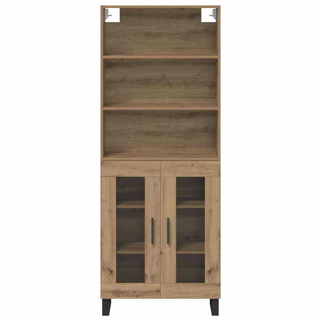 Highboard 2 pcs Artisan Oak 69,5 x 34 x 180 εκ.