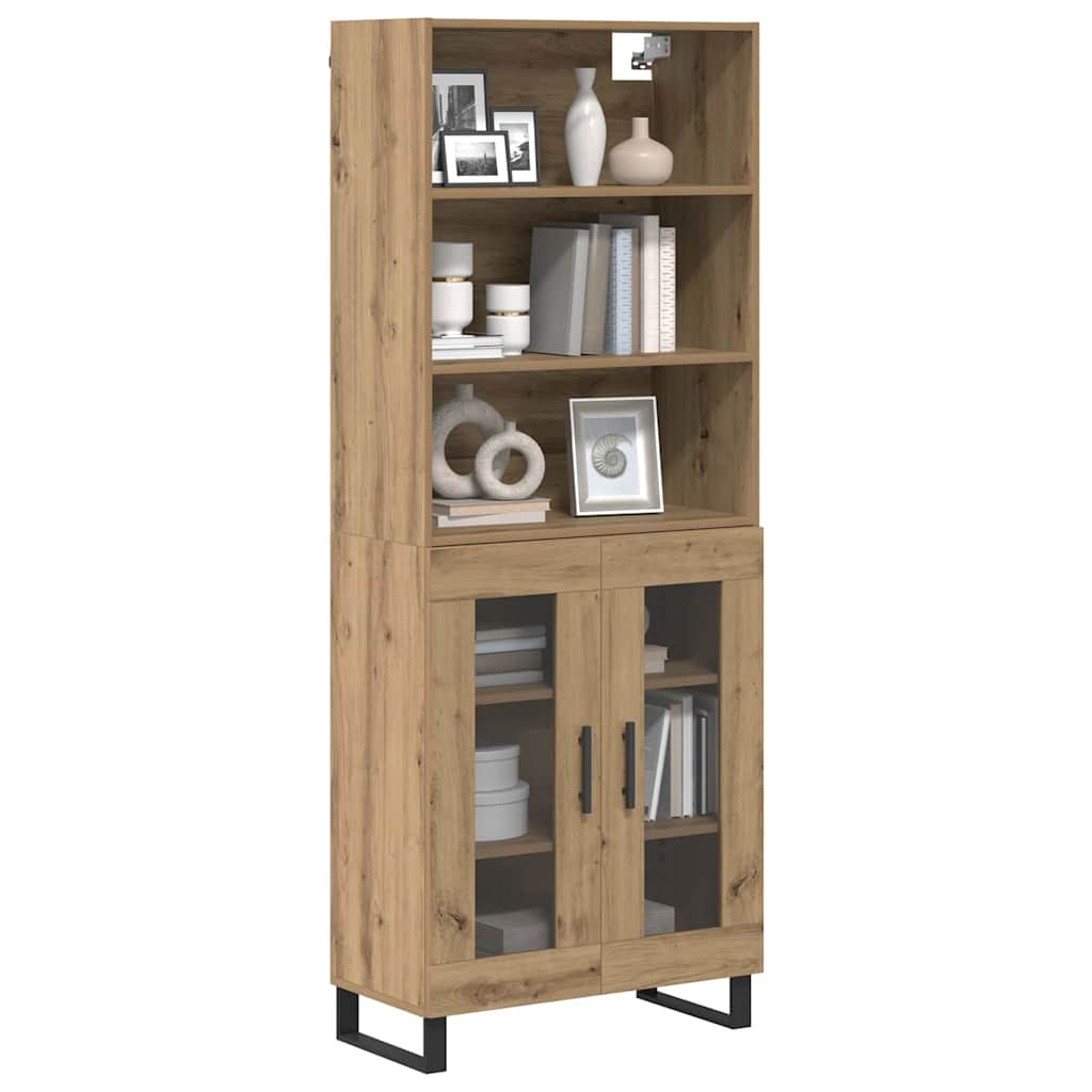 Highboard 2 pcs Artisan Oak 69,5 x 34 x 180 εκ.