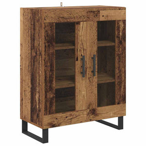 Highboard 2 τμχ. Παλιό Ξύλο 69,5 x 34 x 180 εκ.