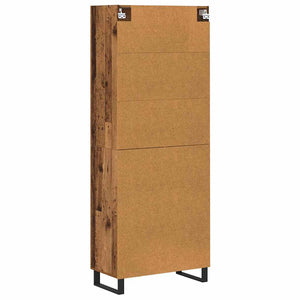 Highboard 2 τμχ. Παλιό Ξύλο 69,5 x 34 x 180 εκ.