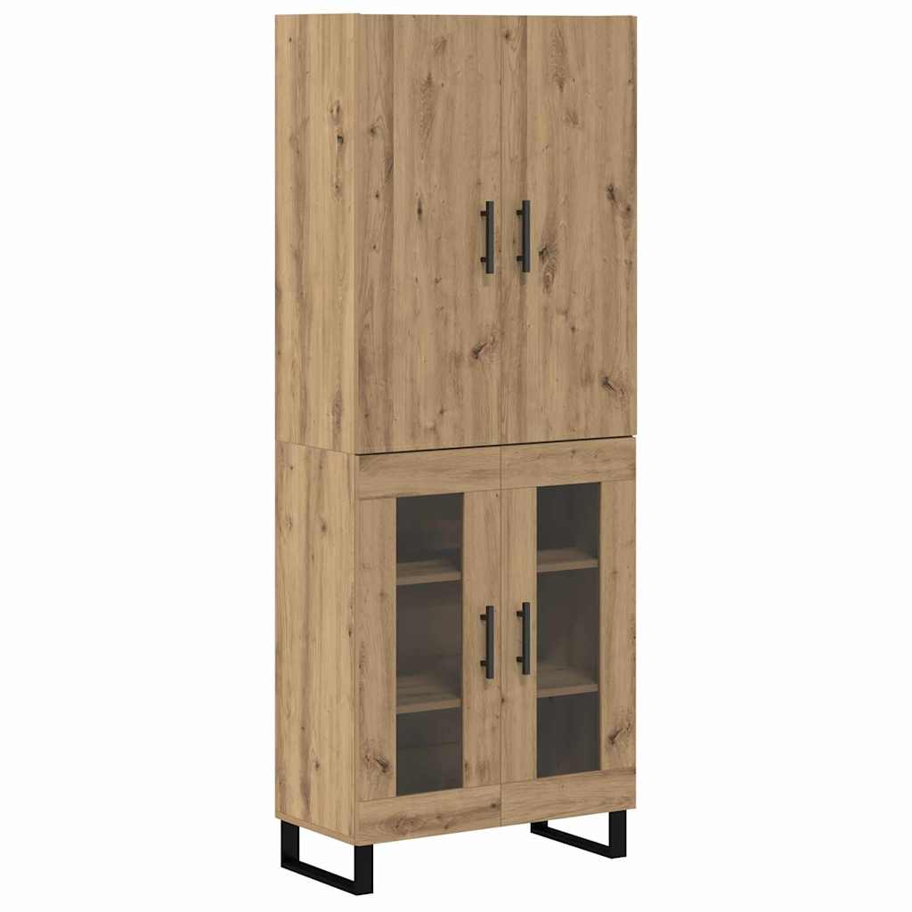 Highboard 2 pcs Artisan Oak 69,5 x 34 x 180 εκ.