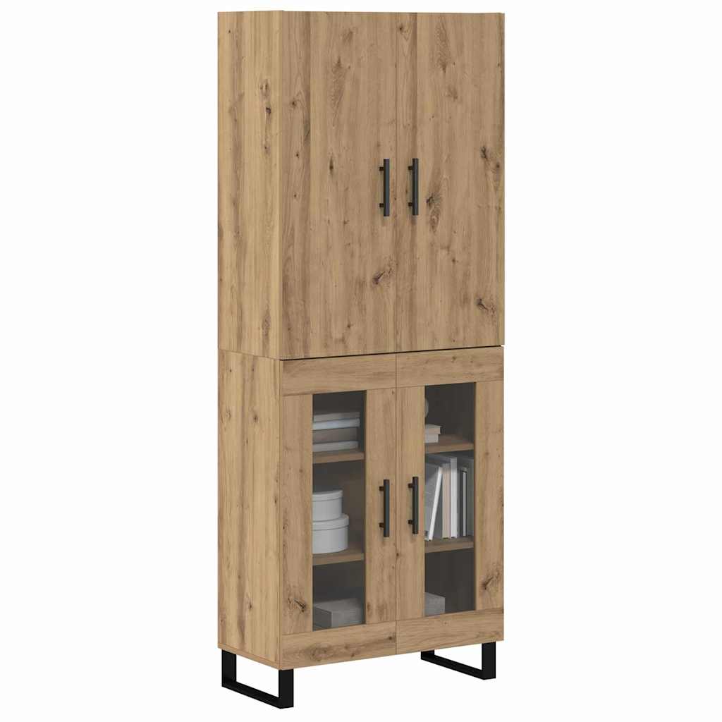 Highboard 2 pcs Artisan Oak 69,5 x 34 x 180 εκ.