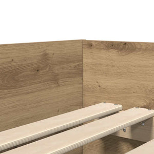 Σκελετός Κρεβατιού Artisan Oak 90 x 200 cm Στερεά ξυλεία πεύκου - Pakobazaar