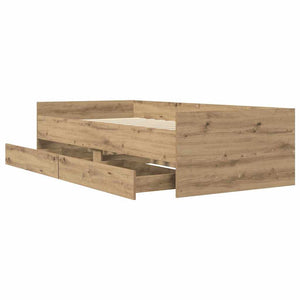 Σκελετός Κρεβατιού Artisan Oak 90 x 200 cm Στερεά ξυλεία πεύκου - Pakobazaar