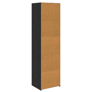 Ντουλαπιού (Cabinet) Μαύρη Οξυά 50 x 41 x 185 εκ.