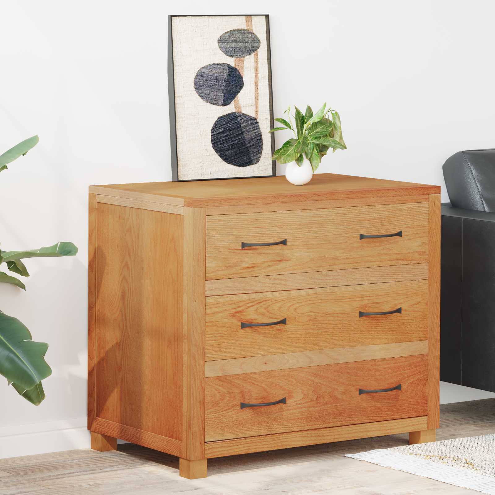 Ντουλαπιού με συρτάρι με αποθήκευση Καφέ Επεξεργασμένο ξύλο