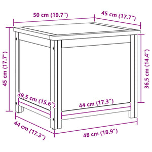 Κουτί αποθήκευσης με αποθήκευση 50 x 45 x 45 εκ - Pakobazaar