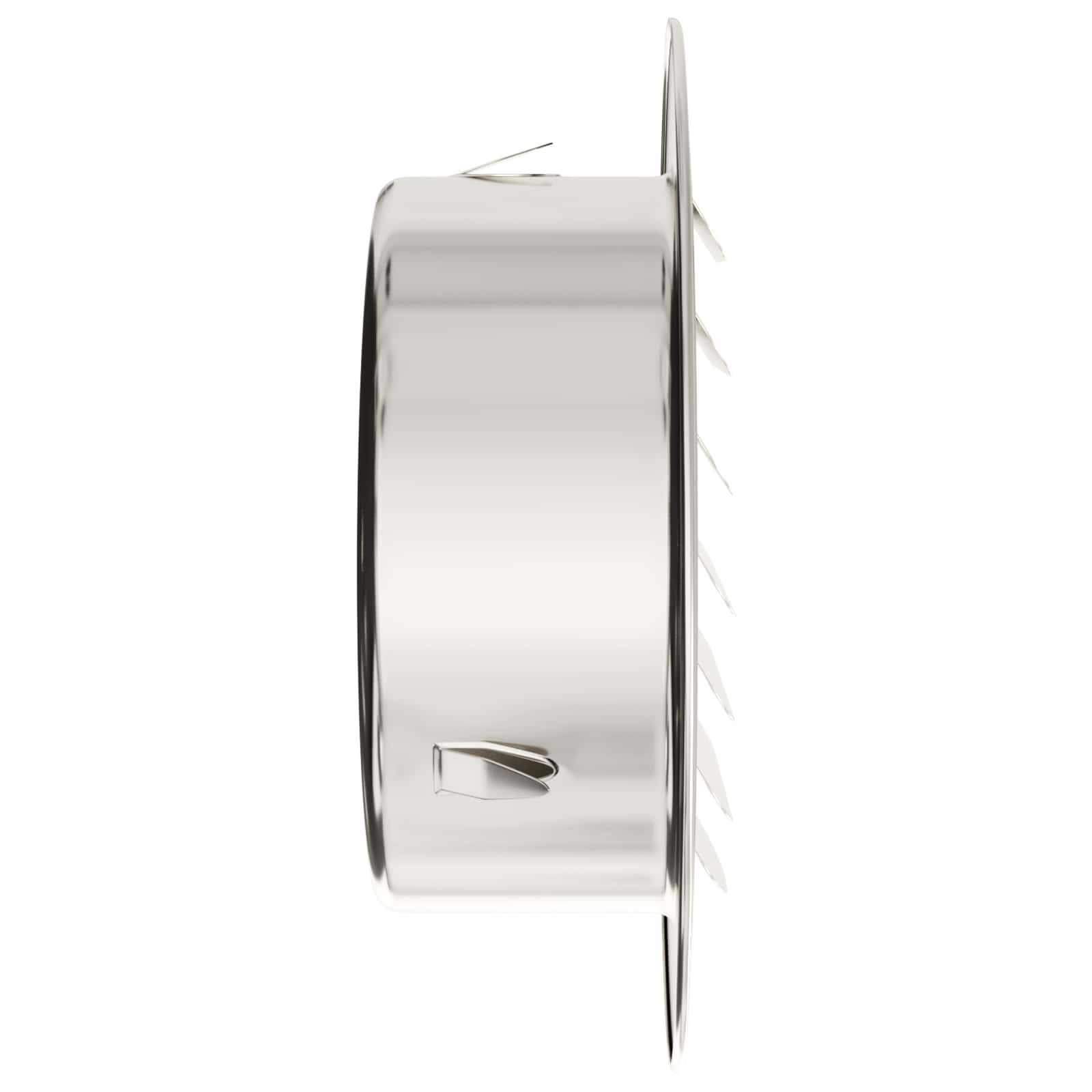 Καπάκια Αερισμού 4 pcs Ασημί 80 mm Ανοξείδωτο ατσάλι - Pakobazaar