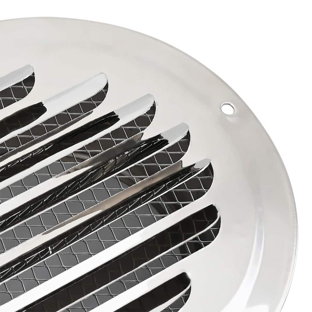 Καπάκια Αερισμού 4 pcs Ασημί 100 mm Ανοξείδωτο ατσάλι - Pakobazaar