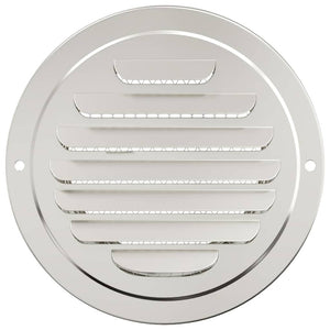 Καπάκια Αερισμού 4 pcs Ασημί 100 mm Ανοξείδωτο ατσάλι - Pakobazaar