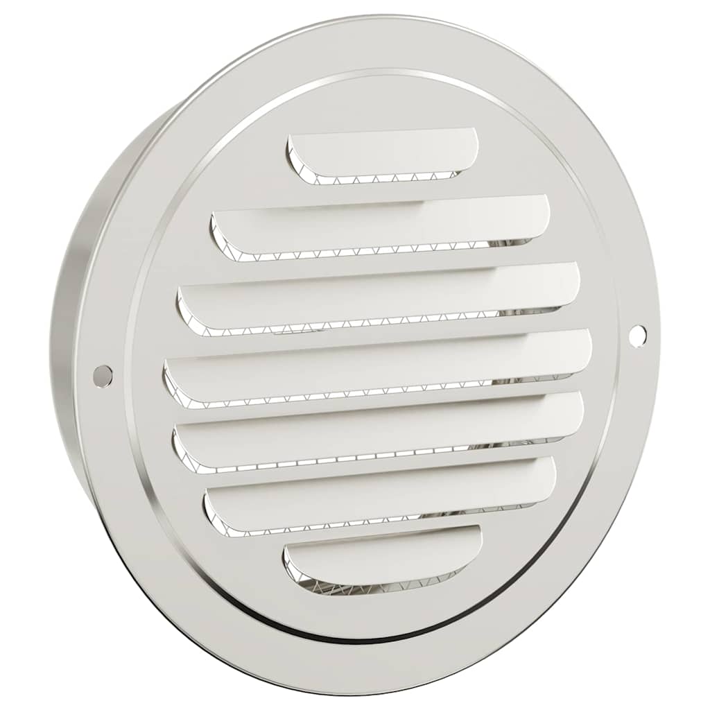 Καπάκια Αερισμού 4 pcs Ασημί 125 mm Ανοξείδωτο ατσάλι - Pakobazaar