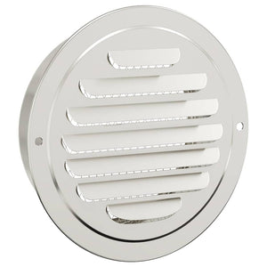 Καπάκια Αερισμού 4 pcs Ασημί 125 mm Ανοξείδωτο ατσάλι - Pakobazaar
