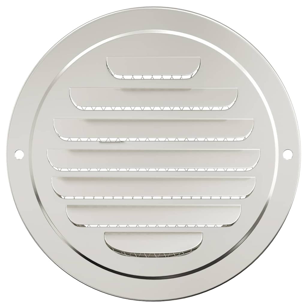 Καπάκια Αερισμού 4 pcs Ασημί 125 mm Ανοξείδωτο ατσάλι - Pakobazaar