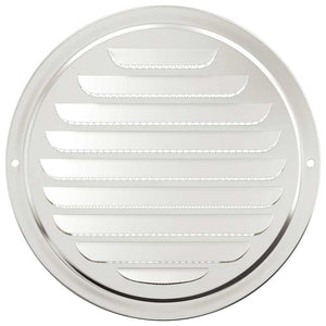 Καπάκια Αερισμού 4 pcs Ασημί 200 mm Ανοξείδωτο ατσάλι - Pakobazaar