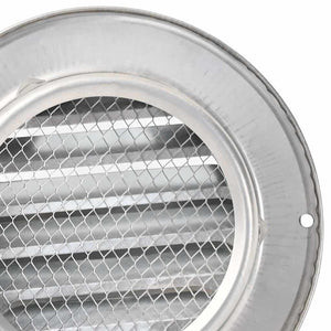 Καπάκια Αερισμού 8 pcs Ασημί 100 mm Ανοξείδωτο ατσάλι - Pakobazaar