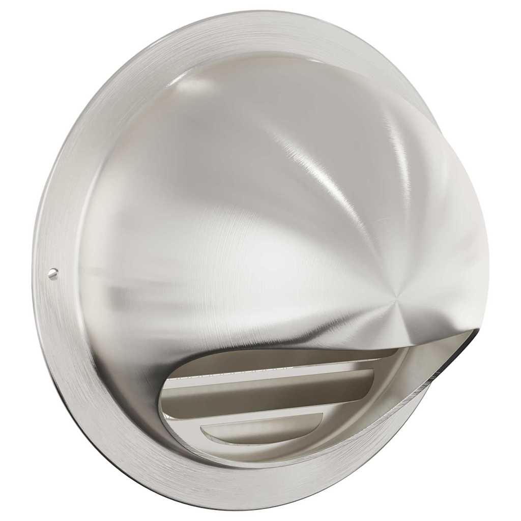 Καπάκια Αερισμού 2 pcs Ασημί 150 mm Ανοξείδωτο ατσάλι - Pakobazaar