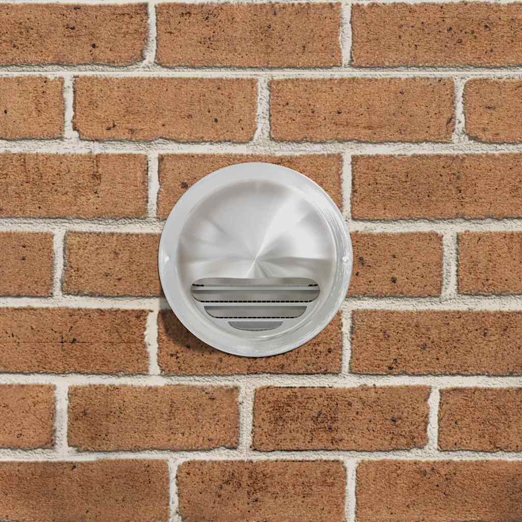 Καπάκια Αερισμού 8 pcs Ασημί 150 mm Ανοξείδωτο ατσάλι - Pakobazaar