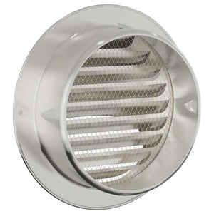 Καπάκια Αερισμού 8 pcs Ασημί 150 mm Ανοξείδωτο ατσάλι - Pakobazaar