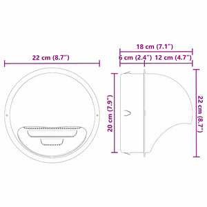 Καπάκια Αερισμού 2 pcs Ασημί 200 mm Ανοξείδωτο ατσάλι - Pakobazaar