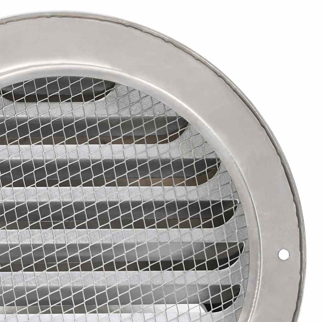 Καπάκια Αερισμού 8 pcs Ασημί 200 mm Ανοξείδωτο ατσάλι - Pakobazaar