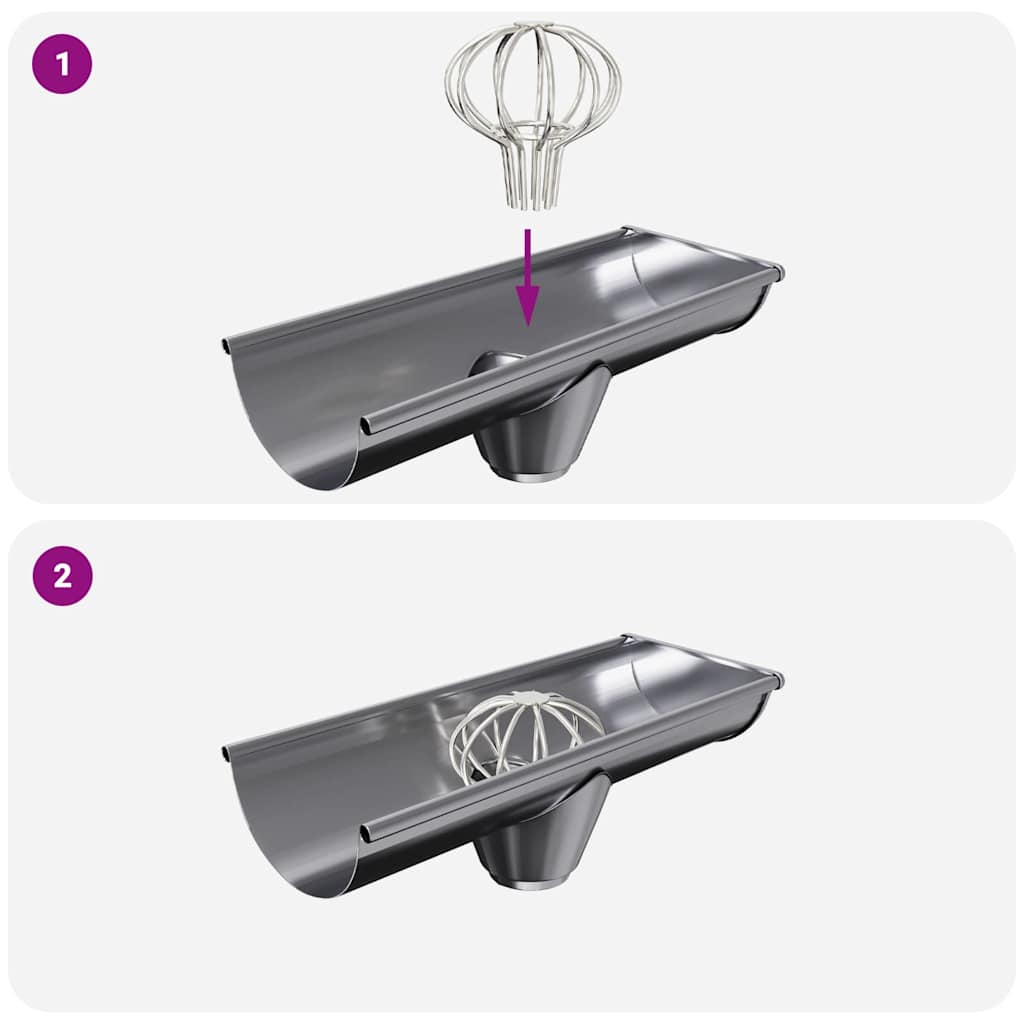 Φύλλο Προστασίας Γαμμάτων 2 pcs Ασημί 50 mm Ανοξείδωτο ατσάλι - Pakobazaar