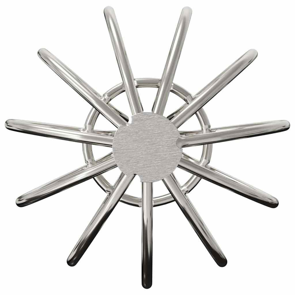 Φύλλο Προστασίας Γαμμάτων 8 pcs Ασημί 50 mm Ανοξείδωτο ατσάλι - Pakobazaar
