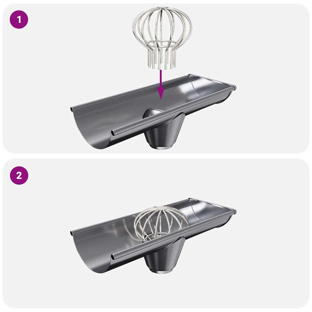 Φύλλο Προστασίας Γαμμάτων 2 pcs Ασημί 75 mm Ανοξείδωτο ατσάλι - Pakobazaar