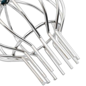 Φύλλο Προστασίας Γαμμάτων 8 pcs Ασημί 75 mm Ανοξείδωτο ατσάλι - Pakobazaar