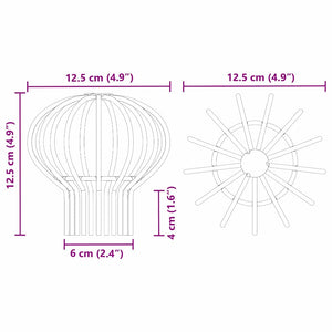 Φύλλο Προστασίας Γαμμάτων 8 pcs Ασημί 75 mm Ανοξείδωτο ατσάλι - Pakobazaar