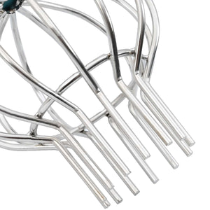 Φύλλο Προστασίας Γαμμάτων 8 pcs Ασημί 110 mm Ανοξείδωτο ατσάλι - Pakobazaar