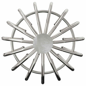 Φύλλο Προστασίας Γαμμάτων 8 pcs Ασημί 110 mm Ανοξείδωτο ατσάλι - Pakobazaar