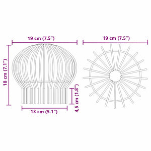 Φύλλο Προστασίας Γαμμάτων 2 pcs Ασημί 160 mm Ανοξείδωτο ατσάλι - Pakobazaar