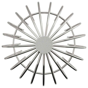 Φύλλο Προστασίας Γαμμάτων 2 pcs Ασημί 160 mm Ανοξείδωτο ατσάλι - Pakobazaar