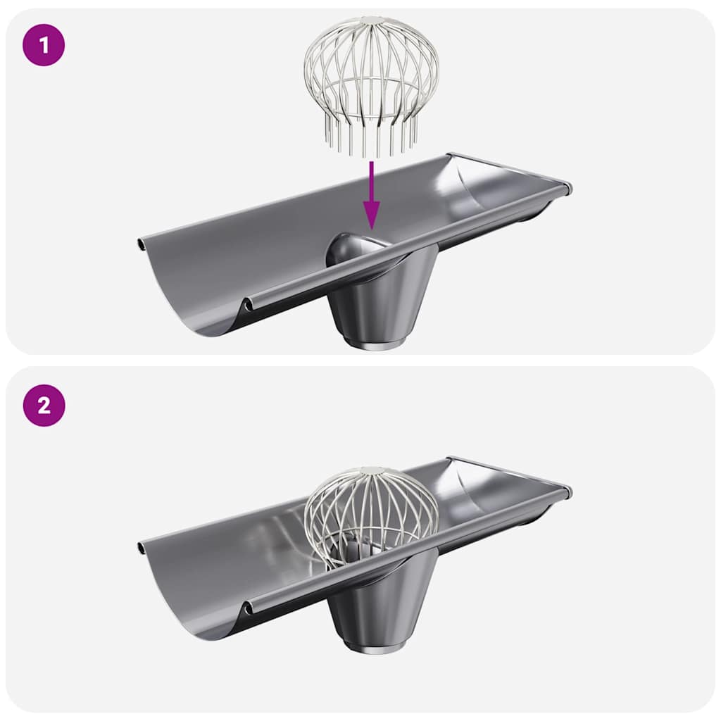 Φύλλο Προστασίας Γαμμάτων 8 pcs Ασημί 160 mm Ανοξείδωτο ατσάλι - Pakobazaar